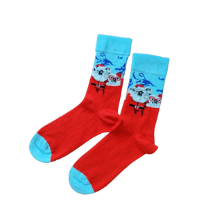 Mr & Mrs Koala Claus - Adult Socks