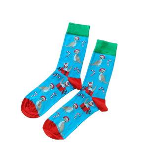 Kangaroo Christmas - Adult Socks