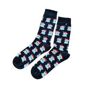 Mini Koala Santa - Adult Socks